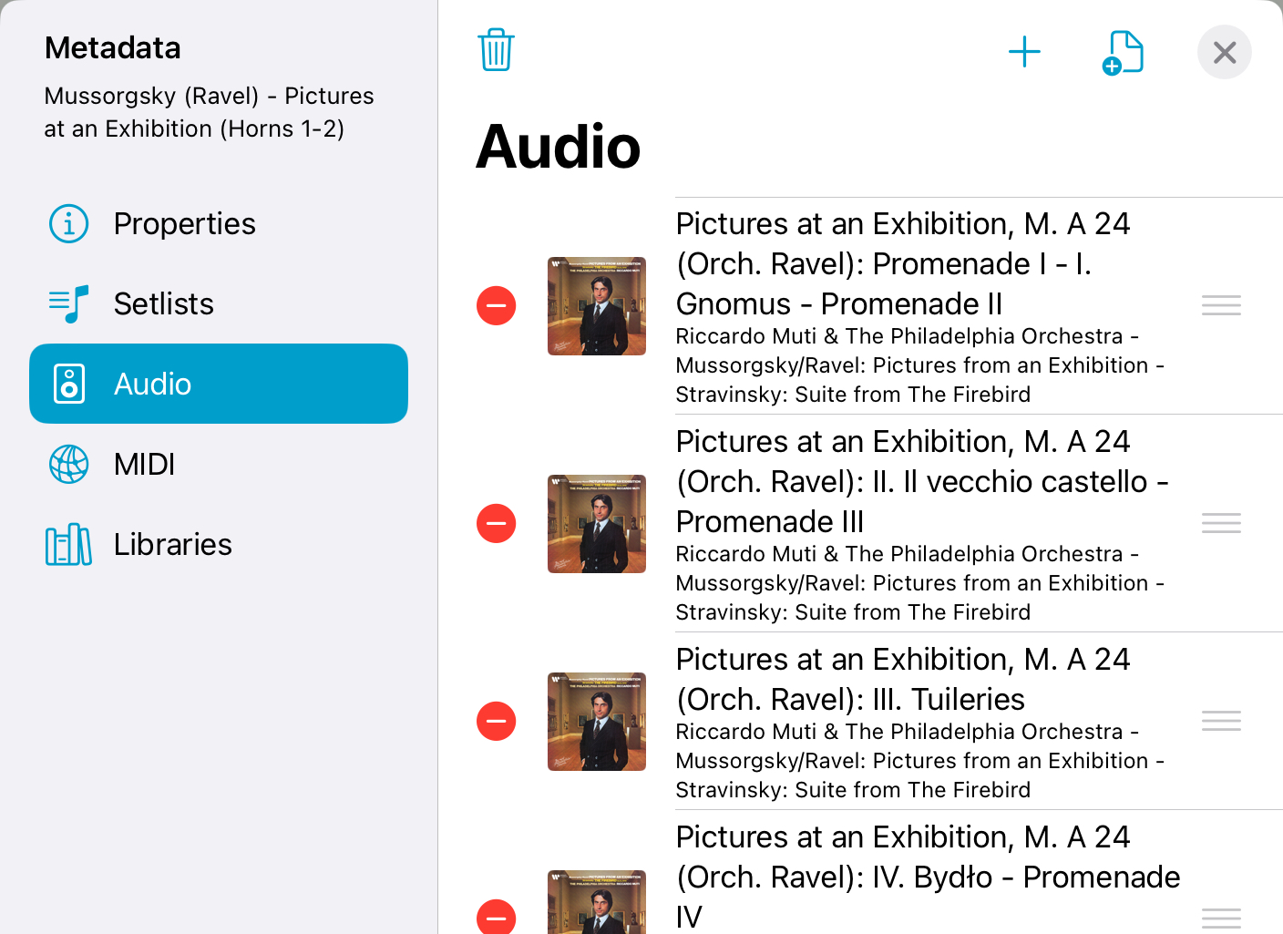 forScore audio tab forScore audio tab